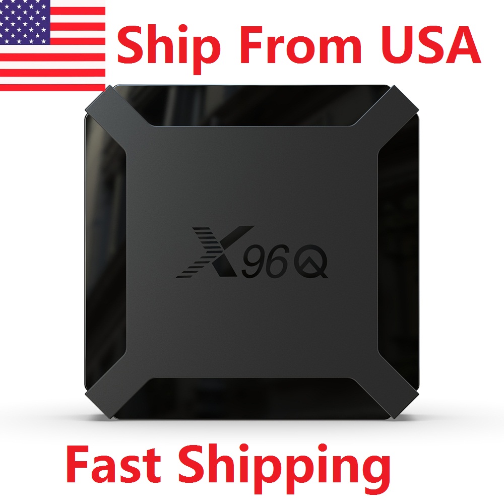 Ship from USA X96Q tv box Android 10 OS 1GB RAM 8GB rom Quad Core 4K 3D H.265 2.4G Wifi
Ship from USA X96Q tv box Android 10 OS 1GB RAM 8GB rom Quad Core 4K 3D H.265 2.4G Wifi