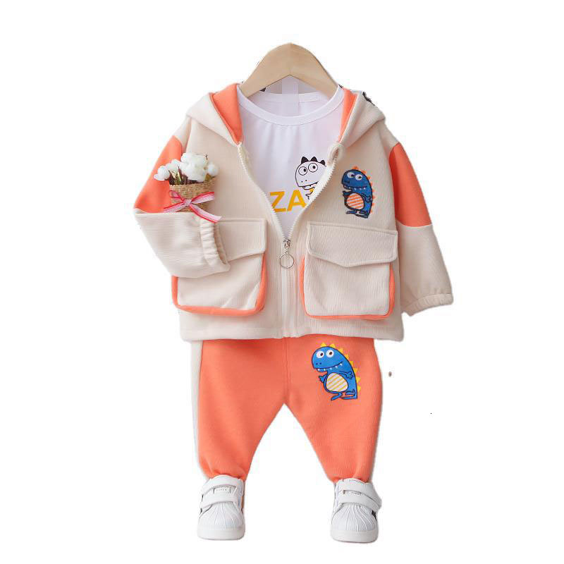 2021 New Cartoon Hooded Kids Boys Outfit Spring Autumn Toddler Boy Clothes Long Sleeve Coat+tops+pants Children Clothing Veee, Beige and yellow
2021 New Cartoon Hooded Kids Boys Outfit Spring Autumn Toddler Boy Clothes Long Sleeve Coat+tops+pants Children Clothing Veee, Beige and yellow