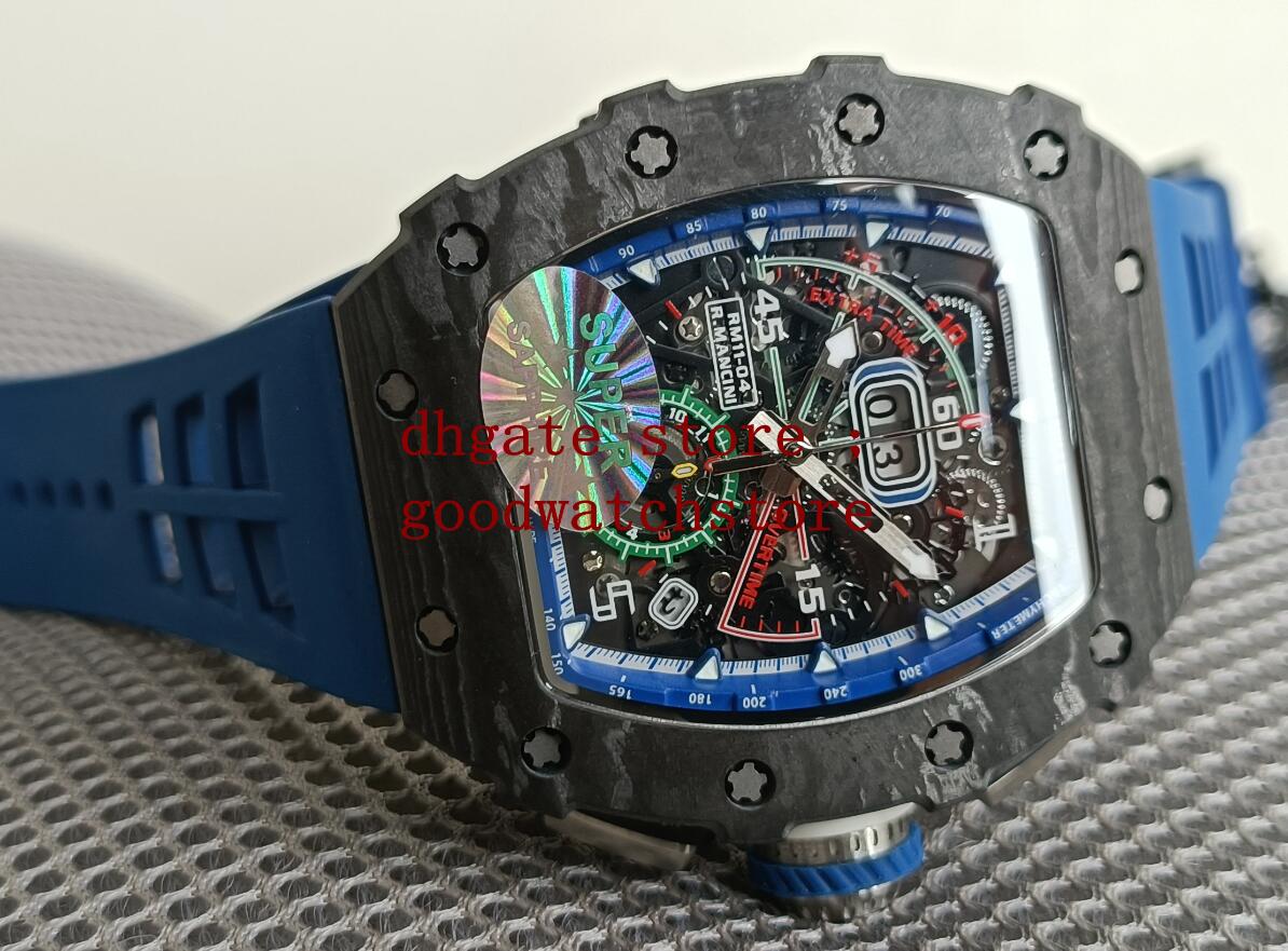 watches Mens KV V4 Factory Super ETA 7750 Chronograph Racing carbon fibre Sport RM11-04 Flyback Skeleton Rubber Bands Transparent Automatic Fashion Men Blue Watch
watches Mens KV V4 Factory Super ETA 7750 Chronograph Racing carbon fibre Sport RM11-04 Flyback Skeleton Rubber Bands Transparent Automatic Fashion Men Blue Watch