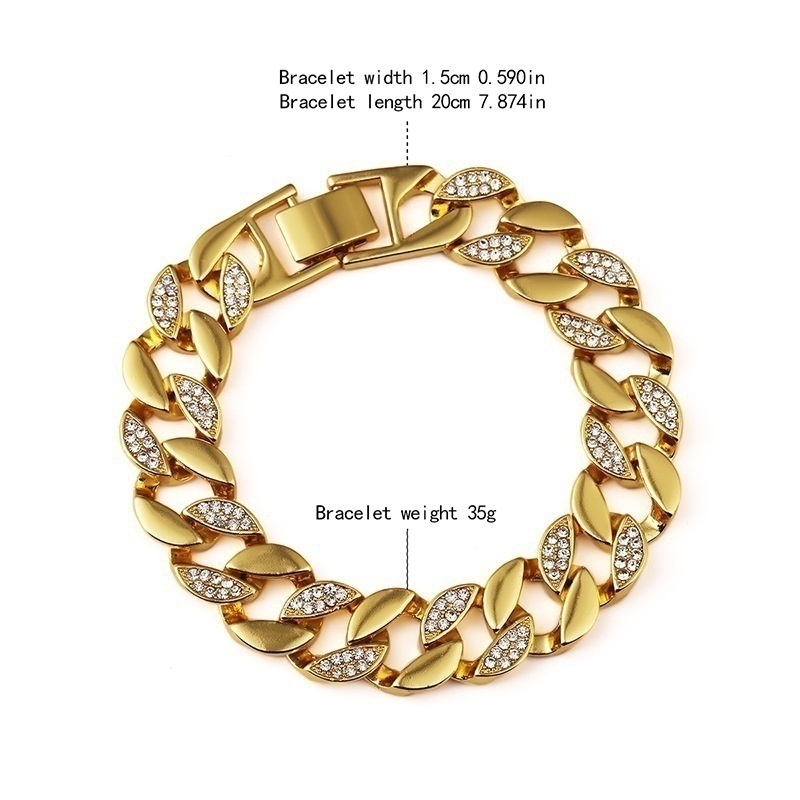 New Fashion Charm Chain Bracelet Men's Heavy Solid Alloy Curb Sand Blast Bangle bangle Men Hip Hop Rock Bracelets Fashion Jewelry Wrist Chain Ban