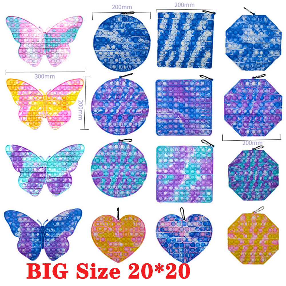 Big Size Fidget Toys Push Bubble Antistress Sensory Autism Special Needs Stress Reliever Decompression Toy Board Games Squeeze Party Favor Rainbow
Big Size Fidget Toys Push Bubble Antistress Sensory Autism Special Needs Stress Reliever Decompression Toy Board Games Squeeze Party Favor Rainbow