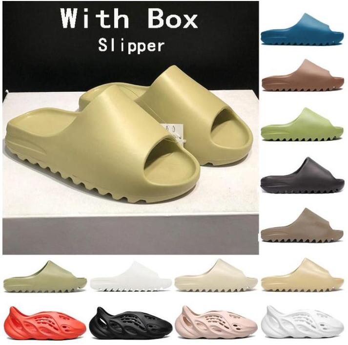 Luxury Designer Women Men Sandals Kanye West Slides EVA Slippers Bone Resin Desert Sand Earth Fashion Beach shoes Top Quality With Box Size 35-45, Color 5
Luxury Designer Women Men Sandals Kanye West Slides EVA Slippers Bone Resin Desert Sand Earth Fashion Beach shoes Top Quality With Box Size 35-45, Color 5