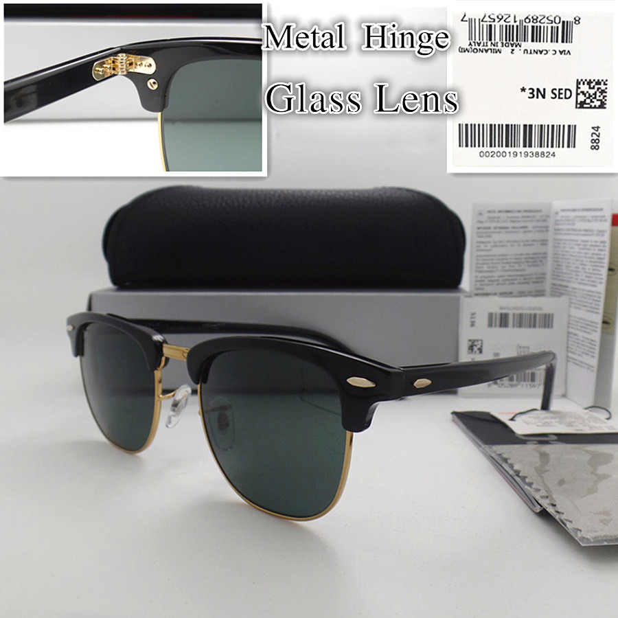 Top quality Luxury designer Sunglasses Glass 51mm lens Metal hinge Plank frame Fashion Men Women Sport Vintage Sun glasses With Box, White;black
Top quality Luxury designer Sunglasses Glass 51mm lens Metal hinge Plank frame Fashion Men Women Sport Vintage Sun glasses With Box, White;black
