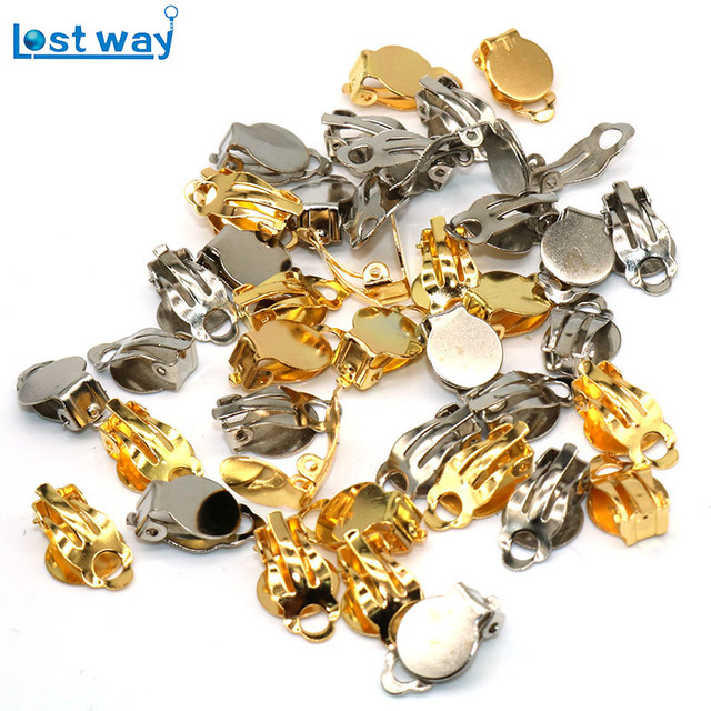 50pcs 10mm flat pad clip on finding diy gold silver colors loop clasp round base for jewelry making earring handcraft, Blue;slivery
50pcs 10mm flat pad clip on finding diy gold silver colors loop clasp round base for jewelry making earring handcraft, Blue;slivery