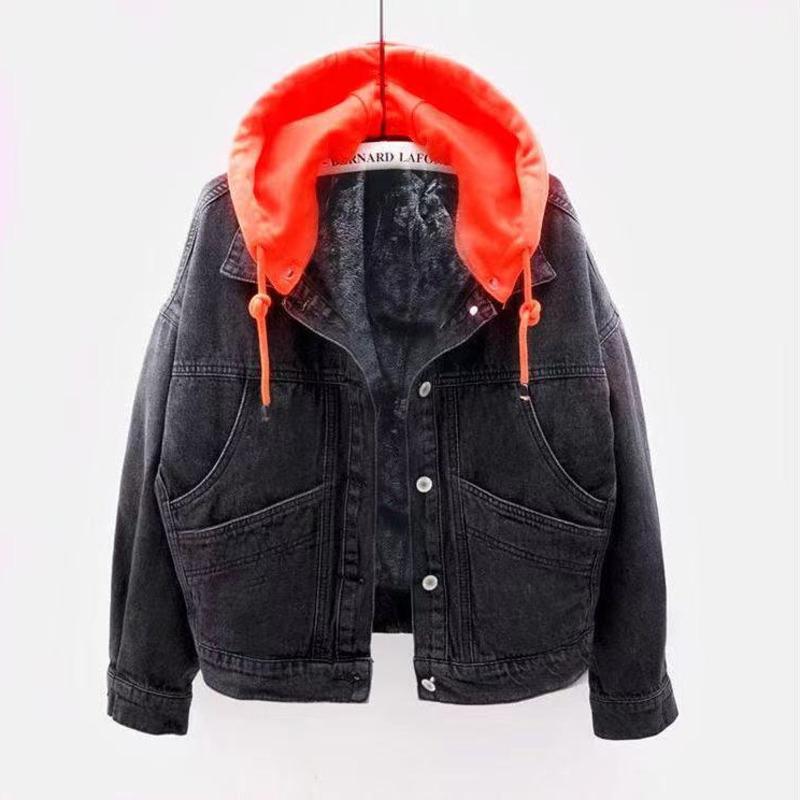 Women's Jackets Winter Jean Women Fashion Denim Hooded Plus Velvet Warm Parka Thick Loose Padded Coat Casual Outwear Cowboy Coats, Black;brown
Women's Jackets Winter Jean Women Fashion Denim Hooded Plus Velvet Warm Parka Thick Loose Padded Coat Casual Outwear Cowboy Coats, Black;brown