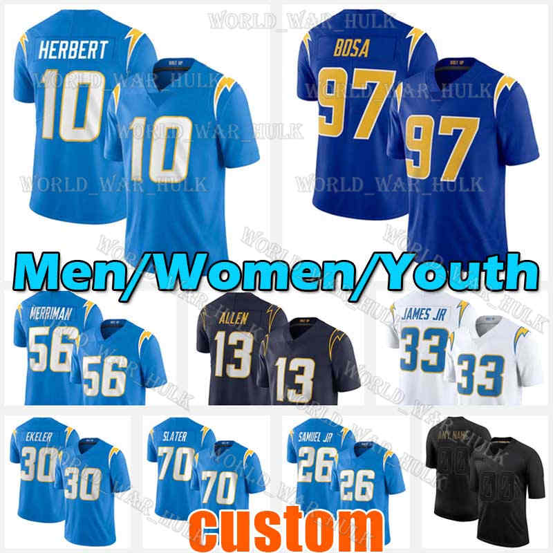10 Justin Herbert Charger Jersey 70 Rashawn Slater Joey Bosa Los Derwin James Angeles Kenneth Murray Jr Asante Samuel Austin Ekeler Junior S, Blue;black
10 Justin Herbert Charger Jersey 70 Rashawn Slater Joey Bosa Los Derwin James Angeles Kenneth Murray Jr Asante Samuel Austin Ekeler Junior S, Blue;black