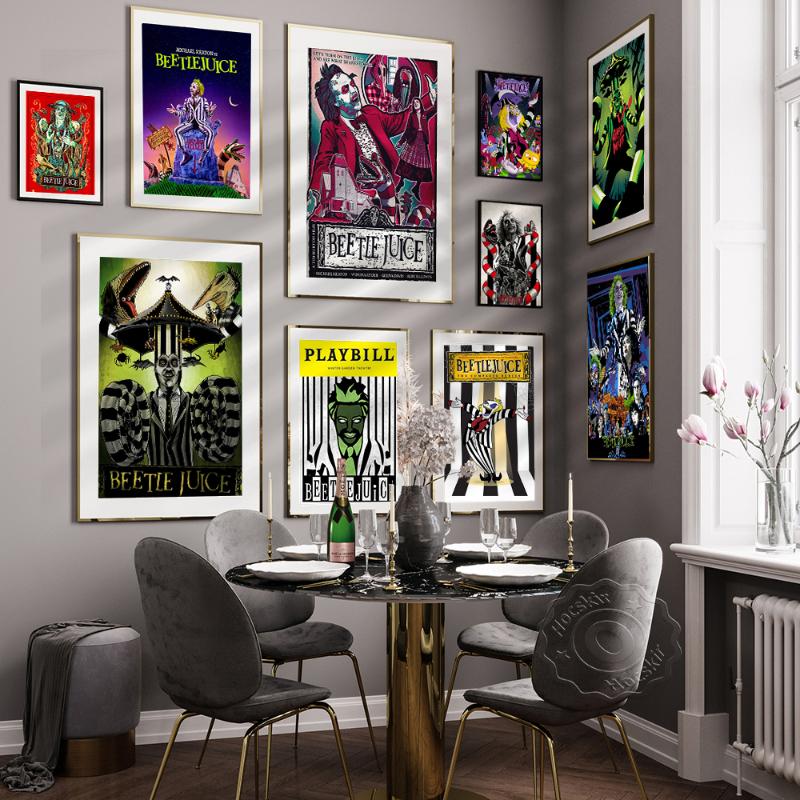 Paintings Classic Beetlejuice Movie Vintage Poster Wall Art Painting Bar Pub Picture Home Room Decor Canvas Retro Stickers
Paintings Classic Beetlejuice Movie Vintage Poster Wall Art Painting Bar Pub Picture Home Room Decor Canvas Retro Stickers