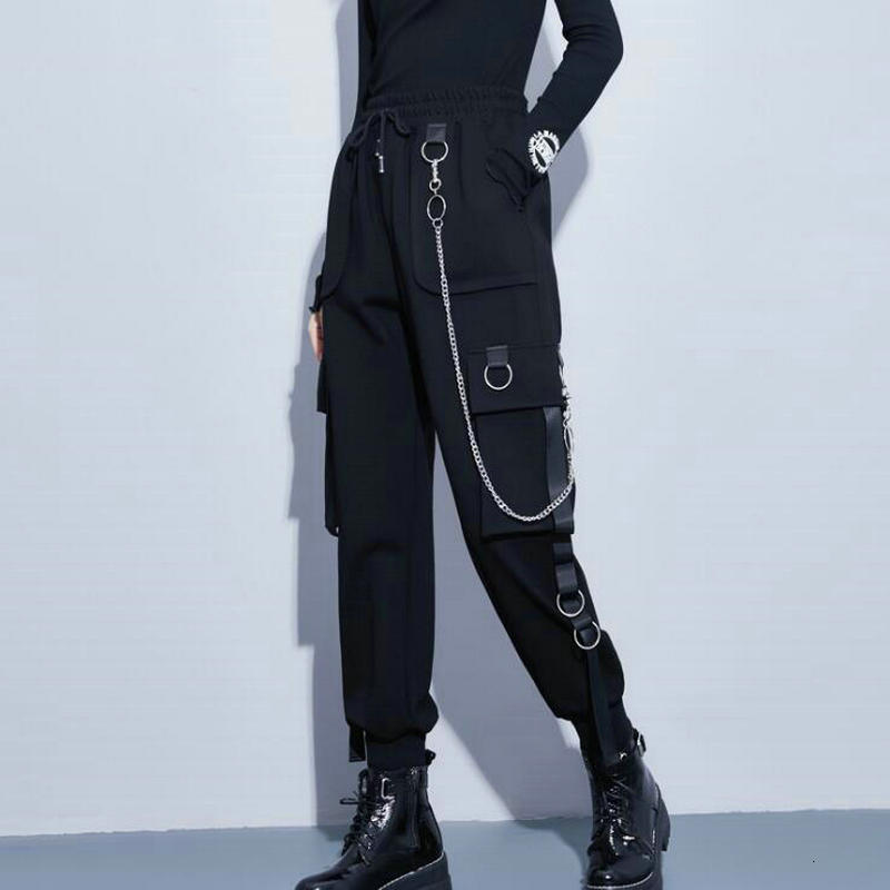 2021 New Streetwear Cargo Women Casual Joggers Black High Waist Loose Female Trousers Korean Style Ribbon Ladies Pants Dropshipping Vz6f Npe, K15 black
2021 New Streetwear Cargo Women Casual Joggers Black High Waist Loose Female Trousers Korean Style Ribbon Ladies Pants Dropshipping Vz6f Npe, K15 black