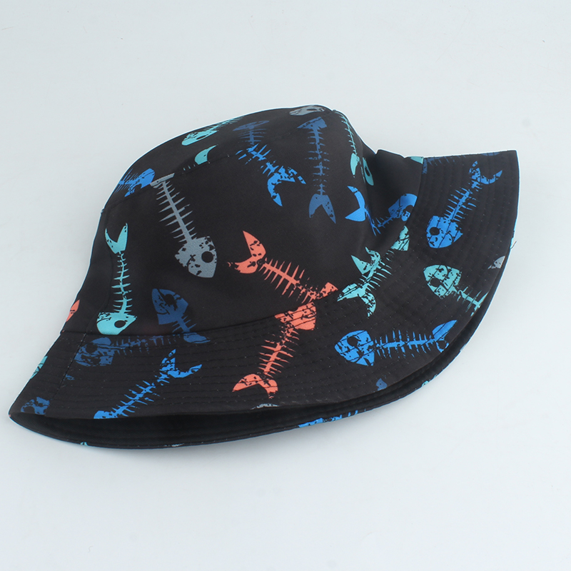 Fish Bone Print Reversible Bucket Hat Panama Bob Hip Hop Cap Women Men Summer Sun Protection Fisherman Hats
Fish Bone Print Reversible Bucket Hat Panama Bob Hip Hop Cap Women Men Summer Sun Protection Fisherman Hats