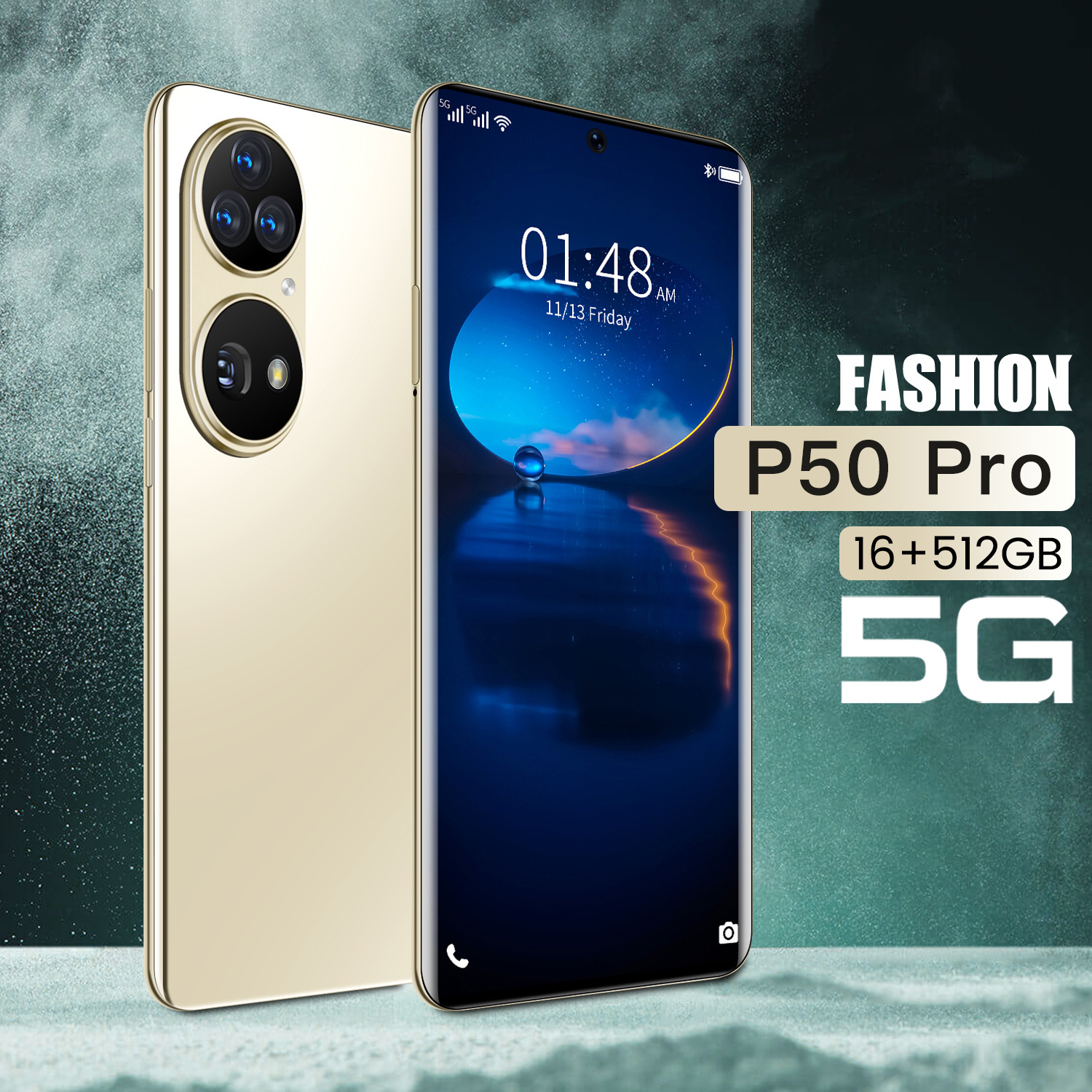 Unlocked Smartphone 16+512GB Phone Android 11.0 Celulares Deca Core HD Camera 7.3" Big Screen Telephone 8000mAh Mobile 32MP+64MP Cell Phones Fingerprint Face ID 4G 5G, Blue
Unlocked Smartphone 16+512GB Phone Android 11.0 Celulares Deca Core HD Camera 7.3" Big Screen Telephone 8000mAh Mobile 32MP+64MP Cell Phones Fingerprint Face ID 4G 5G, Blue