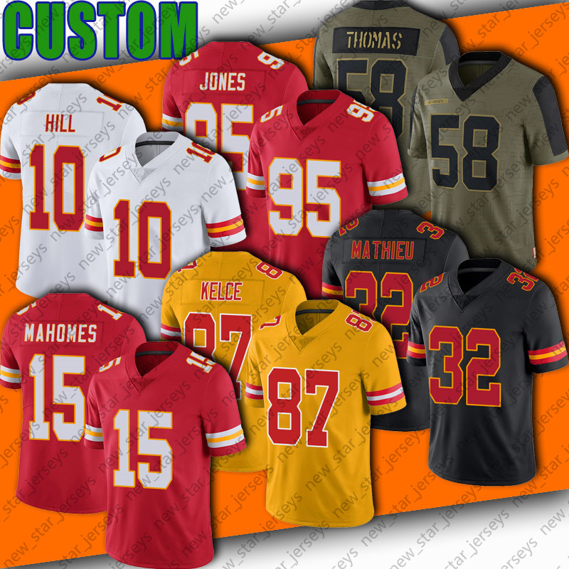15 Patrick Mahomes 87 Travis Kelce Jersey Football Tyreek Hill Tyrann Mathieu Chris Jones Jerseys Harrison Butker Byron Pringle Sneed Derrick Thomas Sorensen Okoye, Man custom jersey (qz)
15 Patrick Mahomes 87 Travis Kelce Jersey Football Tyreek Hill Tyrann Mathieu Chris Jones Jerseys Harrison Butker Byron Pringle Sneed Derrick Thomas Sorensen Okoye, Man custom jersey (qz)