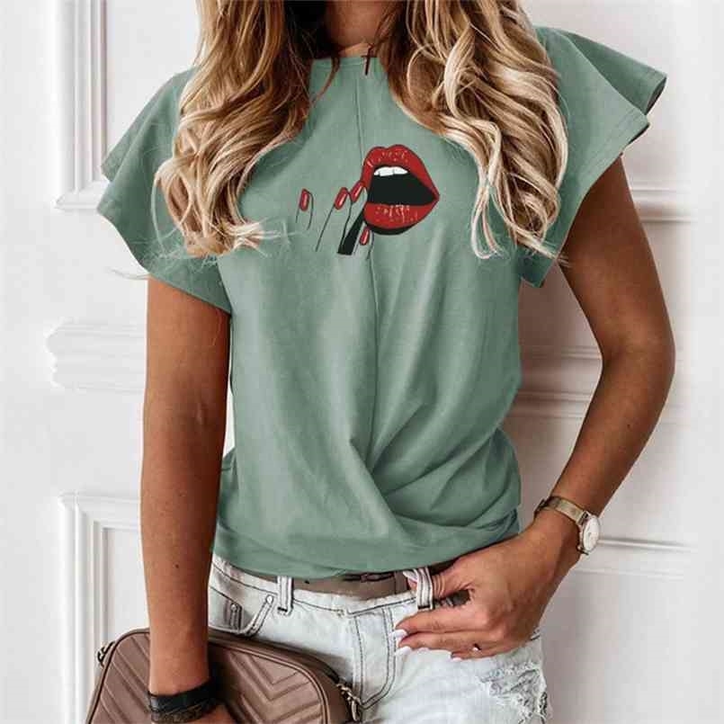 100% Cotton Women T Shirt Heart Print Finger Short Butterfly Sleeve Shirts For Girls Y2K Streetwear Summer Casual ops 210708, 3161 white
100% Cotton Women T Shirt Heart Print Finger Short Butterfly Sleeve Shirts For Girls Y2K Streetwear Summer Casual ops 210708, 3161 white