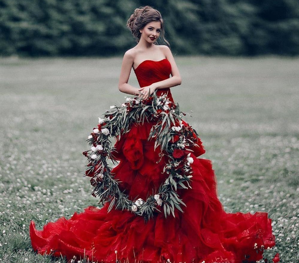 New 2021 Gorgeous Red Mermaid Court Train Wedding Organza Ruffles Sweetheart Sleeveless Bridal Gowns Vestidos De Noiva 9nt0, Ivory
New 2021 Gorgeous Red Mermaid Court Train Wedding Organza Ruffles Sweetheart Sleeveless Bridal Gowns Vestidos De Noiva 9nt0, Ivory