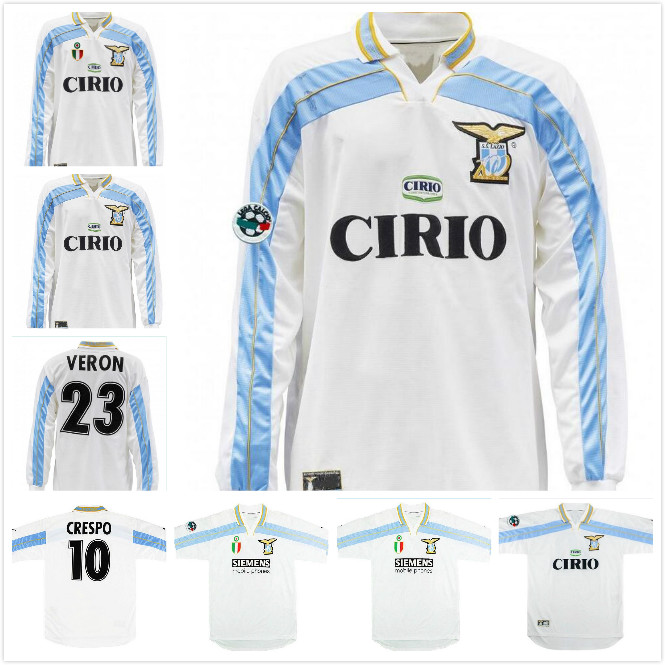 Avec patchs 2000 2001 rétro Latio Soccer Jersey Crespo Salas Mihajlovic Inzaghi Nedved Nedved Nesta Maglia da Calcio Vintage Football Shirt, Black;yellow
Avec patchs 2000 2001 rétro Latio Soccer Jersey Crespo Salas Mihajlovic Inzaghi Nedved Nedved Nesta Maglia da Calcio Vintage Football Shirt, Black;yellow