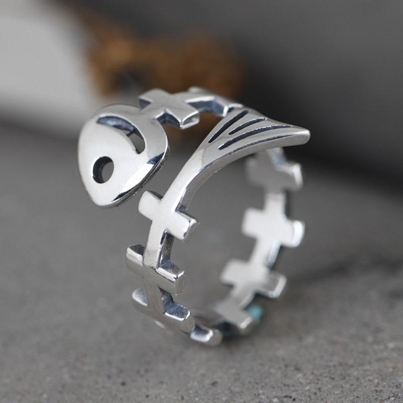 Cluster Rings FNJ Animal Fish Ring 925 Silver Fashion Original S925 Sterling For Women Jewelry Adjustable Size, Golden;silver
Cluster Rings FNJ Animal Fish Ring 925 Silver Fashion Original S925 Sterling For Women Jewelry Adjustable Size, Golden;silver