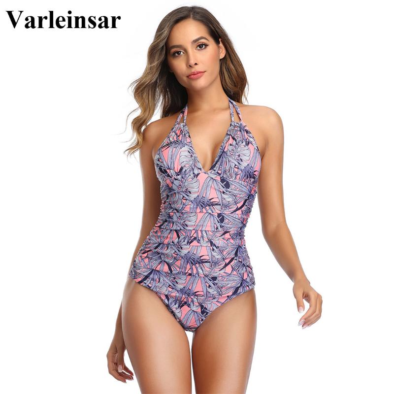 New Sexy Halter Printed -2XL Large Size Swimwear Plus Size One Piece Swimsuit Female Women Bather Bathing Suit Swim Lady V2097
New Sexy Halter Printed -2XL Large Size Swimwear Plus Size One Piece Swimsuit Female Women Bather Bathing Suit Swim Lady V2097