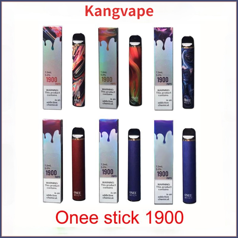 Kangvape Onee Stick e cigarette starter kit Disposable vape pen Device 1900 Puffs 6.5ml Pod 1100mah Battery 100% Original vapors wholesale
Kangvape Onee Stick e cigarette starter kit Disposable vape pen Device 1900 Puffs 6.5ml Pod 1100mah Battery 100% Original vapors wholesale