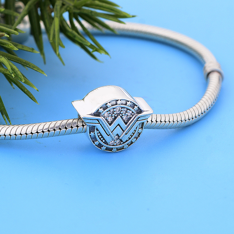 925 Sterling Silver Bead Fit Original Charm Bracelet Death Is Necessary Power Symbol Bead For Making Women Berloque 2021