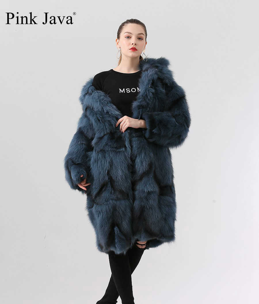 Ppink java 19036 real fur coat women winter fashion jacket long coat real fur coat available 211019