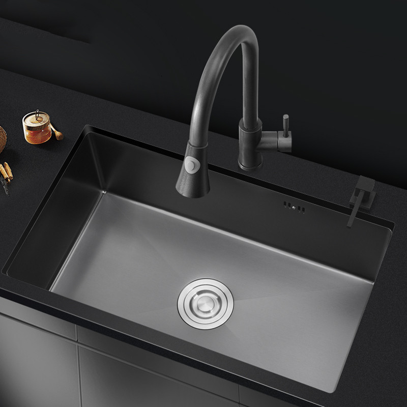 2021 New Nano Black Sinks Large Single Intestine 304 Stainless Steel Handcrafted Sub-meter Kitchen Sink Afrts80 L8qr
2021 New Nano Black Sinks Large Single Intestine 304 Stainless Steel Handcrafted Sub-meter Kitchen Sink Afrts80 L8qr