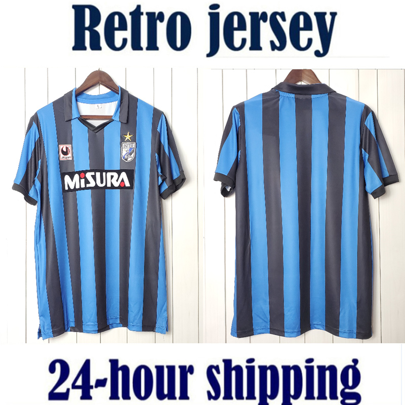 Retro 88 90 Inter home 1988 1990 camisetas de fútbol soccer jersey vintage football shirt classic camiseta, Black;yellow
Retro 88 90 Inter home 1988 1990 camisetas de fútbol soccer jersey vintage football shirt classic camiseta, Black;yellow