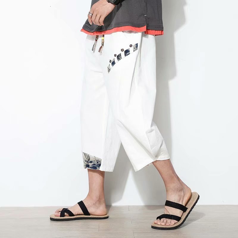 New 2021 Summer Male Cross Cotton Linen Casual Calf-length Men Print Hiphop Jogger Trousers Harem Pants Streetwear R6nl Ll0k, Blue
New 2021 Summer Male Cross Cotton Linen Casual Calf-length Men Print Hiphop Jogger Trousers Harem Pants Streetwear R6nl Ll0k, Blue