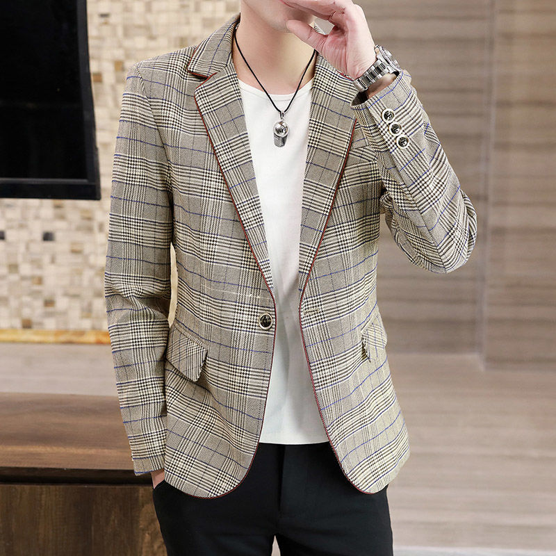 2021 New Plaid Suit Jacket Blazer Vintage Terno Masculino Blazers Men Chaquetas De Vestir Blaser Homens 4a91, Khaki
2021 New Plaid Suit Jacket Blazer Vintage Terno Masculino Blazers Men Chaquetas De Vestir Blaser Homens 4a91, Khaki