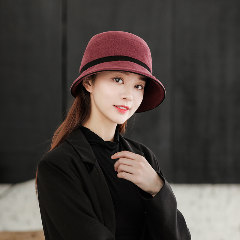 Stingy Brim Ha Middle aged and elderly women's autumn winter fashion fisherman / warm thick wool western style elegant top hat, Khaki
Stingy Brim Ha Middle aged and elderly women's autumn winter fashion fisherman / warm thick wool western style elegant top hat, Khaki