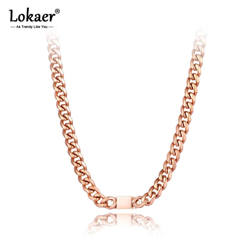 Chains Lokaer Titanium Stainless Steel Geometric Charm Pendant Necklaces Jewelry Hiphop/Rock Link Chain Necklace For Women Men N21006
Chains Lokaer Titanium Stainless Steel Geometric Charm Pendant Necklaces Jewelry Hiphop/Rock Link Chain Necklace For Women Men N21006