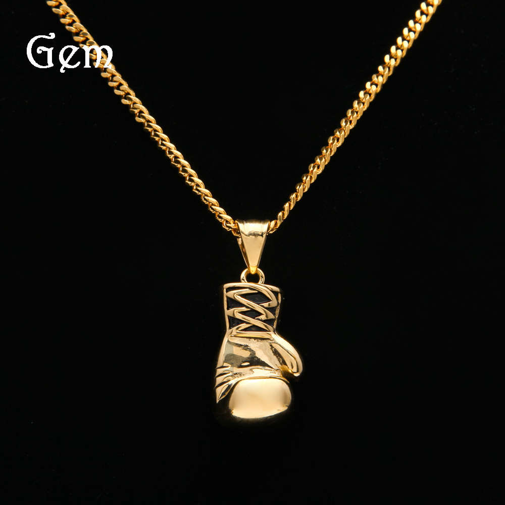New color preserving electroplated stainless steel boxing glove pendant men's hip hop Necklace
New color preserving electroplated stainless steel boxing glove pendant men's hip hop Necklace