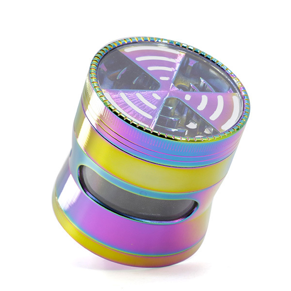 Smoking Grinders Accessories Tools Rainbow Color 63mm 4 Parts Zinc Alloy Signal Shape Teeth Slender Waist Windows Tobacco Crusher Herb Grinder Slicer
Smoking Grinders Accessories Tools Rainbow Color 63mm 4 Parts Zinc Alloy Signal Shape Teeth Slender Waist Windows Tobacco Crusher Herb Grinder Slicer