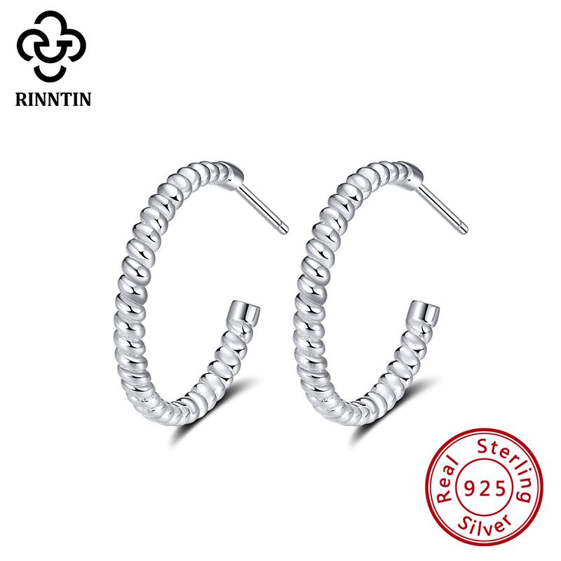 Stud Rinntin 925 Sterling Silver Unique Slick Screw Type Design Earrings For Women Girls Trendy Shiny Earring Jewelry Gift SE326, Golden;silver
Stud Rinntin 925 Sterling Silver Unique Slick Screw Type Design Earrings For Women Girls Trendy Shiny Earring Jewelry Gift SE326, Golden;silver