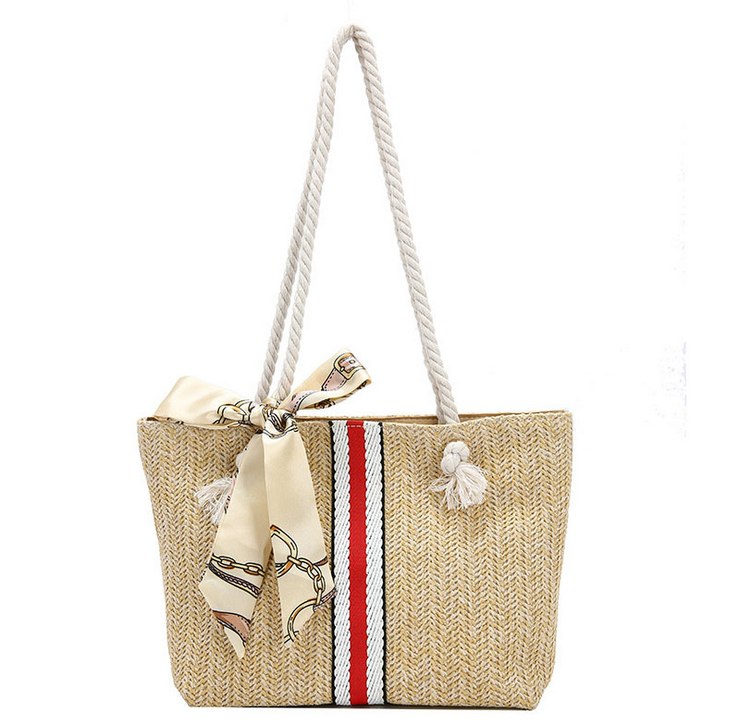 Large capacity shoulder bag female 2021 fashion straw INS silk scarf tide woven tote bags
Large capacity shoulder bag female 2021 fashion straw INS silk scarf tide woven tote bags