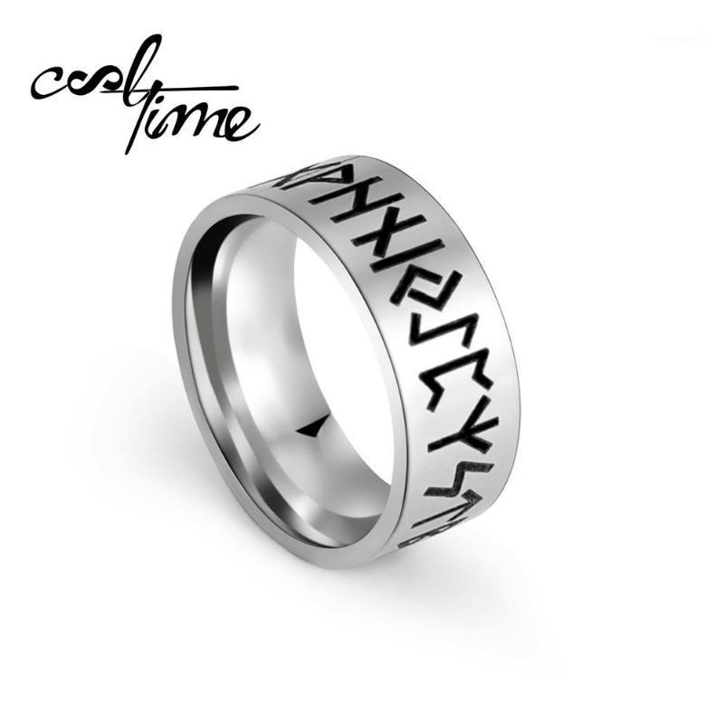 Cluster Rings COOLTIME Antique 24 Nordic Runes Letters Stainless Steel Vintage Ring Silver Color Amulet For Men Women Jewelry Factory1
Cluster Rings COOLTIME Antique 24 Nordic Runes Letters Stainless Steel Vintage Ring Silver Color Amulet For Men Women Jewelry Factory1