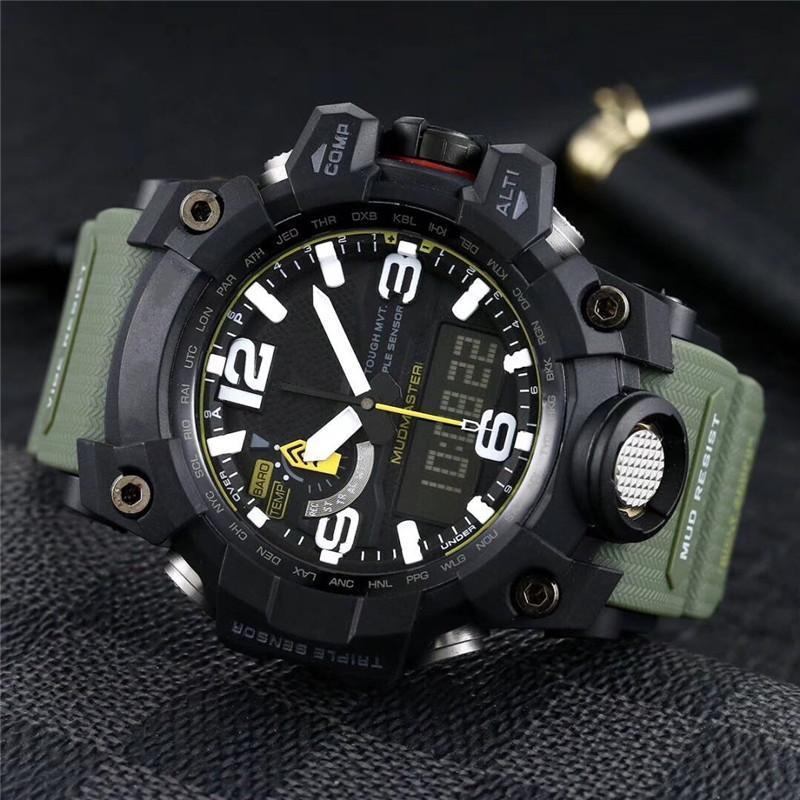 Big Mud King 1000 Sports Casual Men's Quartz Watch LED Waterproof Digital World Time Automatic Hand-up Light, Slivery;brown
Big Mud King 1000 Sports Casual Men's Quartz Watch LED Waterproof Digital World Time Automatic Hand-up Light, Slivery;brown