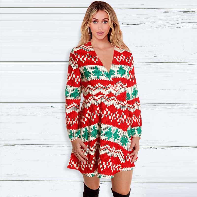 2021 New Autumn Winter V-neck Long-sleeved Christmas Plaid Stripe Print Up Slim Party Es for Women 4w4l, 06
2021 New Autumn Winter V-neck Long-sleeved Christmas Plaid Stripe Print Up Slim Party Es for Women 4w4l, 06