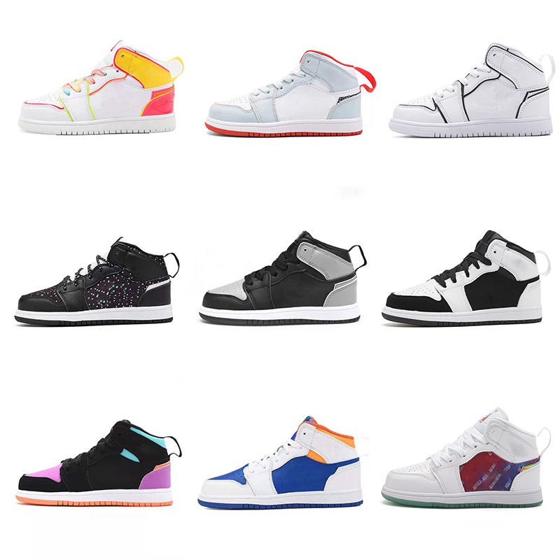 Infants 1s I Toddler Iridescent shadow Candy Basketball Shoes Black Gold Speckle Sneakers Vintage Have A Good Game Purple Green Orange Yellow White Pink Kids Shoe
Infants 1s I Toddler Iridescent shadow Candy Basketball Shoes Black Gold Speckle Sneakers Vintage Have A Good Game Purple Green Orange Yellow White Pink Kids Shoe