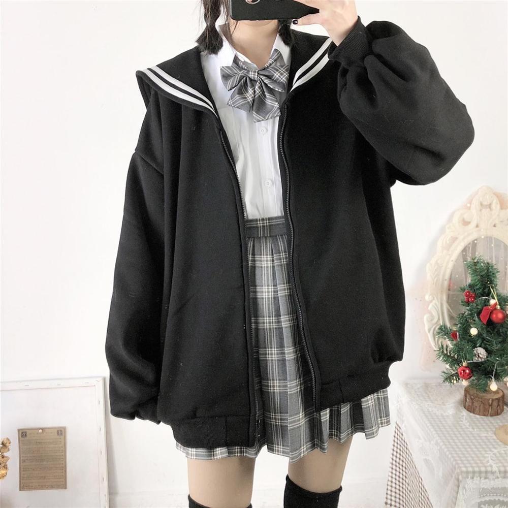 Women's Jackets Casual baseball uniform with a sea collar, college zipper, harajuku cardigan jacket, women's top FPVL, 1# shoe box
Women's Jackets Casual baseball uniform with a sea collar, college zipper, harajuku cardigan jacket, women's top FPVL, 1# shoe box
