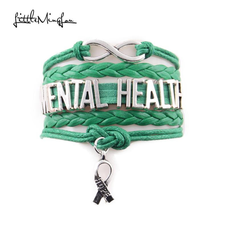 Charm Bracelets Little MingLou Infinity Love Hope Mental Health Bracelet Awareness Men & Bangles For Women Jewelry
Charm Bracelets Little MingLou Infinity Love Hope Mental Health Bracelet Awareness Men & Bangles For Women Jewelry