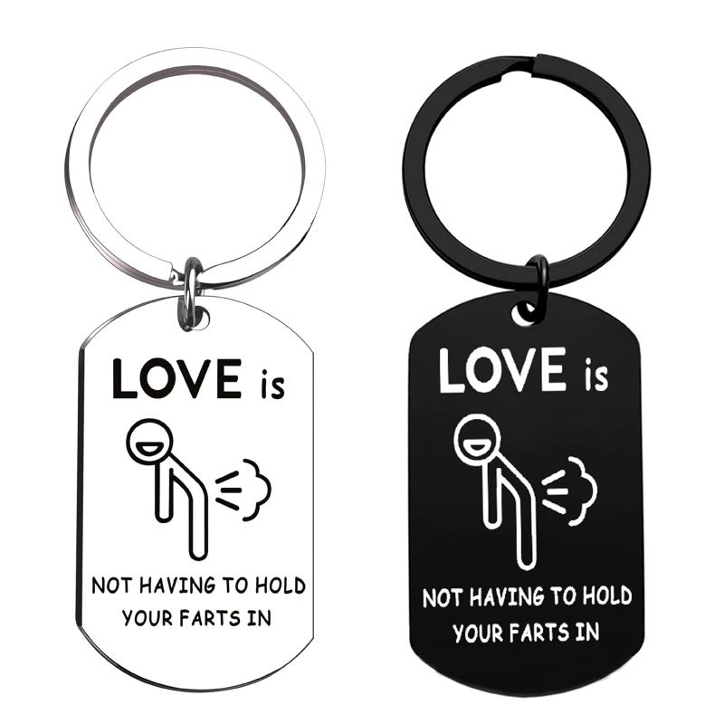 Keychains Love Is Not Having To Hold Your Farts In Keychain Funny Stainless Steel Gift For Husband Wife Boyfriend
Keychains Love Is Not Having To Hold Your Farts In Keychain Funny Stainless Steel Gift For Husband Wife Boyfriend