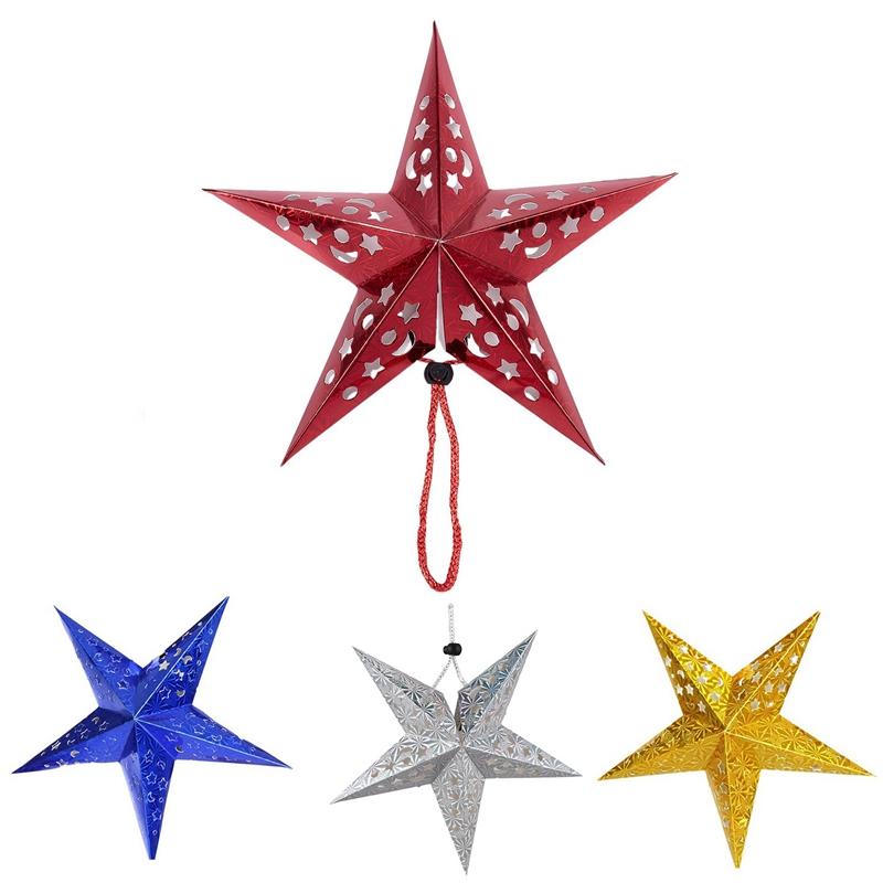 Christmas Decorations Fashion Xmas Decor Pentagram Lampshade Star Paper Lantern Hanging Wedding Accessories
Christmas Decorations Fashion Xmas Decor Pentagram Lampshade Star Paper Lantern Hanging Wedding Accessories