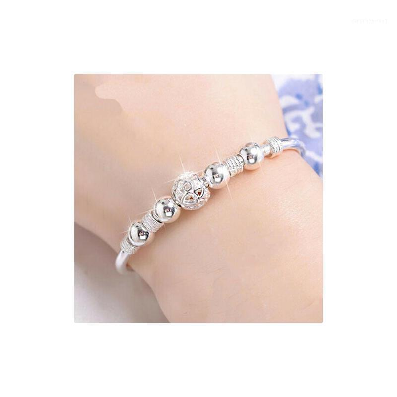 Sterling Silver Adjustable Fashion Boho Beaded Bracelet Bangle Chain Charm Women Birthday Party Handmade Gift
Sterling Silver Adjustable Fashion Boho Beaded Bracelet Bangle Chain Charm Women Birthday Party Handmade Gift