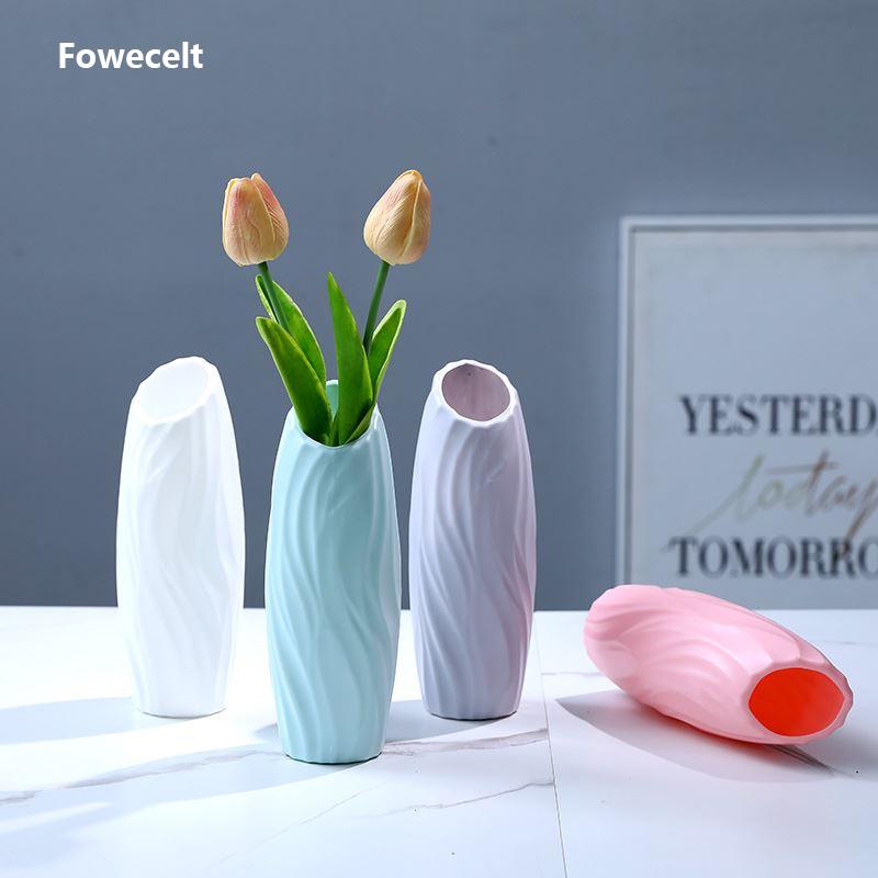 Fowecelt Home Decor Vase Modern Decorative Flower Vases Ornaments for Home Decoration Salon Living Room Vintage White Vase
Fowecelt Home Decor Vase Modern Decorative Flower Vases Ornaments for Home Decoration Salon Living Room Vintage White Vase