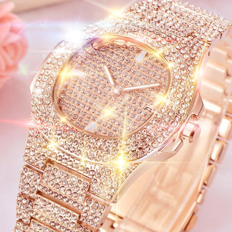 Wristwatches Watch Quartz Ladies Gold Fashion Wrist Watches Diamond Stainless Steel Women Wristwatch Girls Female Clock Hours, Silver
Wristwatches Watch Quartz Ladies Gold Fashion Wrist Watches Diamond Stainless Steel Women Wristwatch Girls Female Clock Hours, Silver