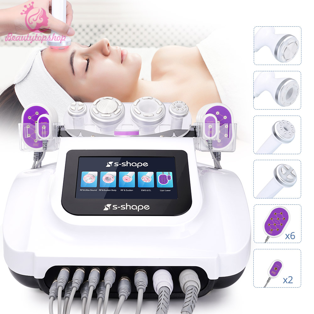 Ultrasonic 30K Cavitation Radio Frequency Vacuum RF Slimming Machine Ultra Cavitation RF Fat Removal Cellulite Slimming Machine Vacuum RF
Ultrasonic 30K Cavitation Radio Frequency Vacuum RF Slimming Machine Ultra Cavitation RF Fat Removal Cellulite Slimming Machine Vacuum RF