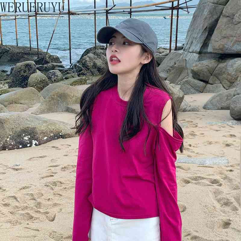 WERUERUYU Cold Shoulder Women Casual Summer T Shirt Girl Tee Tshirt Loose Top T-Shirt 210608, Photo color
WERUERUYU Cold Shoulder Women Casual Summer T Shirt Girl Tee Tshirt Loose Top T-Shirt 210608, Photo color
