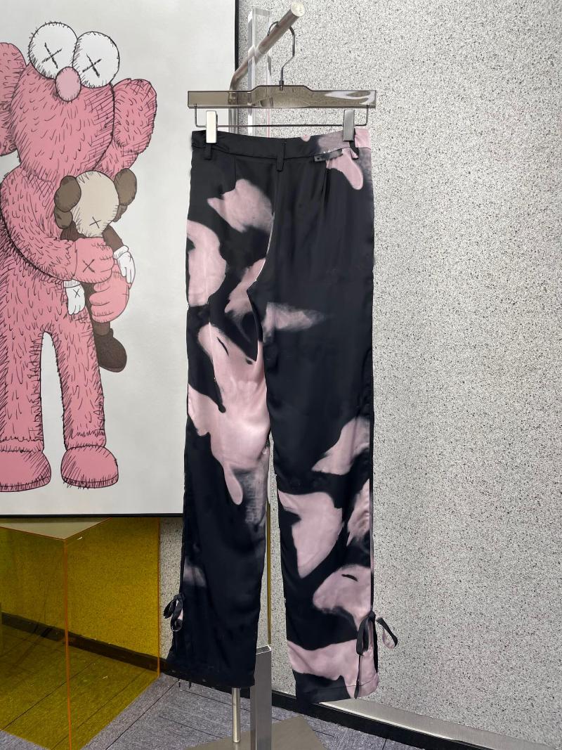 Women's Two Piece Pants 3.2 High End Quality Spring Double-Breasted Pink Blazer Coat Or Waist Ribbon Set Women