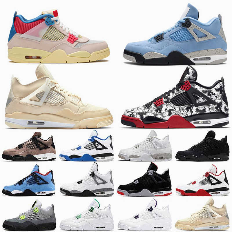 Jumpman 4 Basketball Shoes 4s Red Thunder Desert Moss University Blue metallic purple Women Sport sneakers Pure Money white cement trainers, 4s what the
Jumpman 4 Basketball Shoes 4s Red Thunder Desert Moss University Blue metallic purple Women Sport sneakers Pure Money white cement trainers, 4s what the