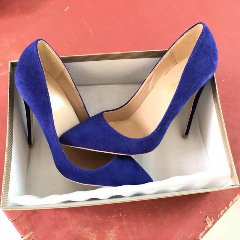 2021 new spring fashion high shoes 8cm 10cm 12cm pointed thin heel shallow shoes blue suede party lady, As pic
2021 new spring fashion high shoes 8cm 10cm 12cm pointed thin heel shallow shoes blue suede party lady, As pic