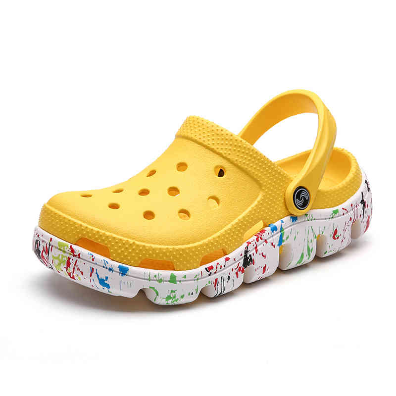 High Quality Woman Sandals Crocks Summer Hole Shoes Rubber Clogs Girl Lovers Garden Crocse Men Beach Flat Slippers J0619, Black
High Quality Woman Sandals Crocks Summer Hole Shoes Rubber Clogs Girl Lovers Garden Crocse Men Beach Flat Slippers J0619, Black